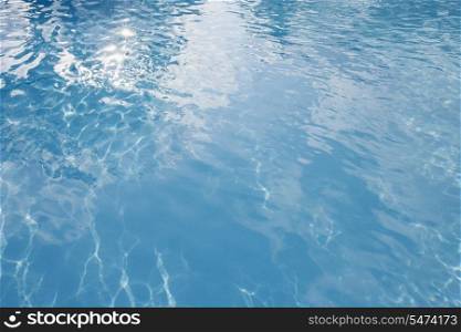 Clear blue water in swimming pool; Koh Pha Ngan; Thailand