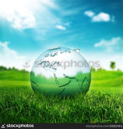 Clear Earth Concept. Abstract environmental backgrounds for your design
