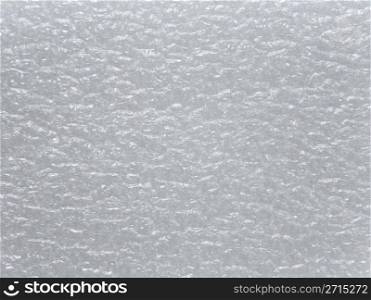 Clear plastic package padding texture