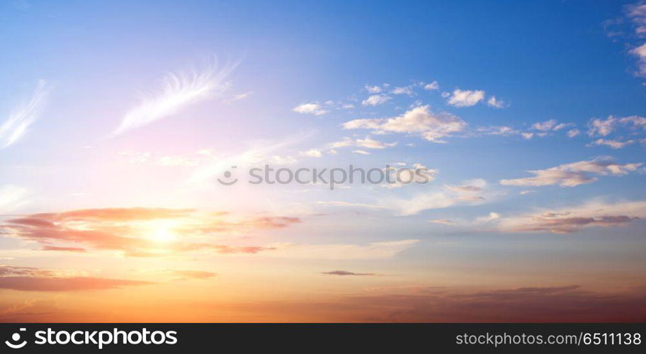 Clear sky and clouds. Clear sky and clouds background image landscape. Clear sky and clouds