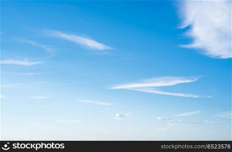 Clear sky and clouds. Sky and clouds day summer nature background