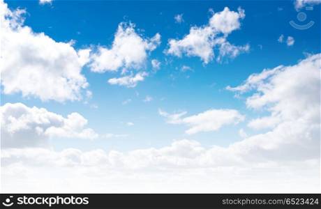 Clear sky and clouds. Sky and clouds day summer nature background. Clear sky and clouds