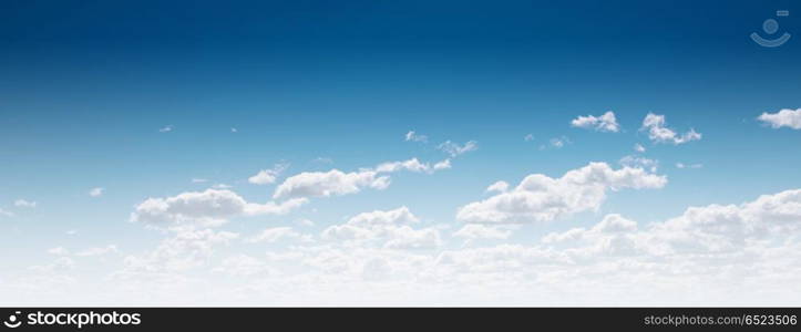 Clear sky and clouds. Sky and clouds day summer nature outdoor panorama. Clear sky and clouds