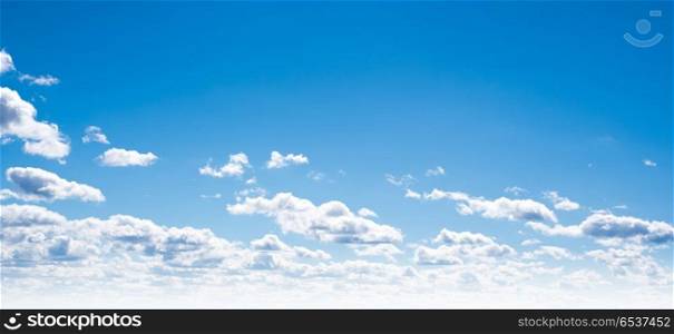 Clear sky and clouds. Sky and clouds day summer nature outdoor panorama. Clear sky and clouds