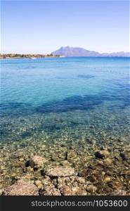 Clear water at Hastane Alti beach, Datca, Turkey