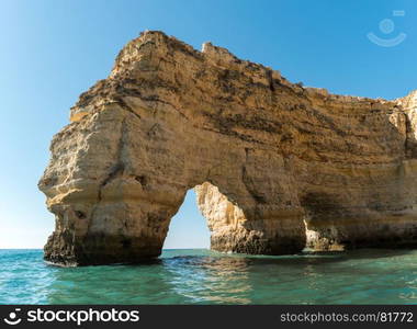 Cliffs at Marinha beach, Algarve Portugal