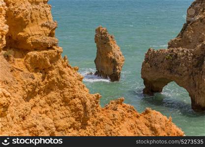 Cliffs of Ponta da Piedade, Lagos, Algarve, Portugal