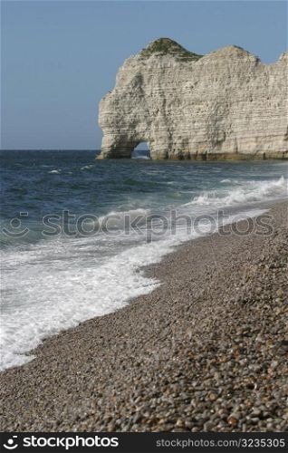 Cliffs on coast
