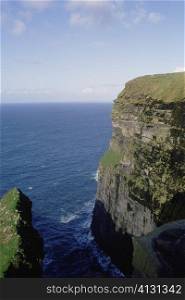Cliffs on the coast, Cliffs of Moher, Republic of Ireland