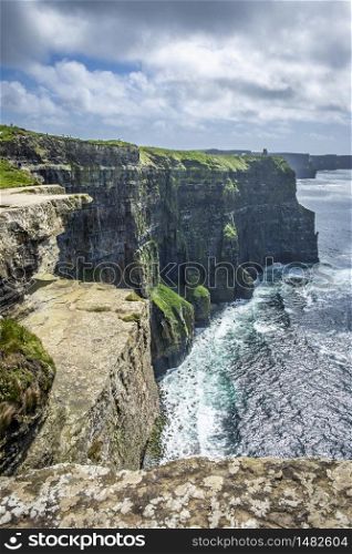 Cliffwalk at the Cliffs of Moher, County Clare, Ireland