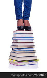 Climbing the steps of knowledge - education concept