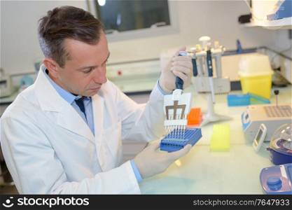 clinical pharmacologist in the lab