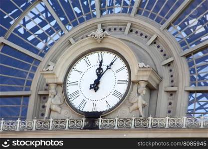 Clock at the station