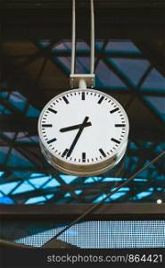 Clock in railway station