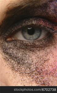 Close up beauty shot of a model&acute;s eye.