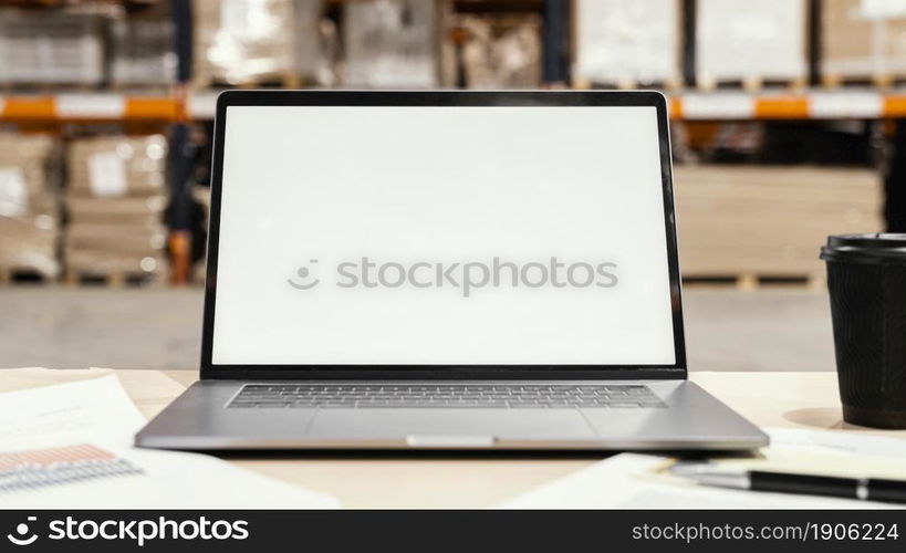 close up blank laptop screen. High resolution photo. close up blank laptop screen. High quality photo