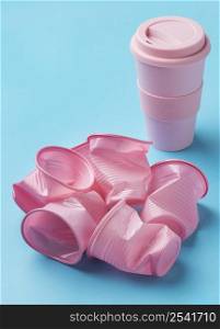 close up collection plastic cups 2