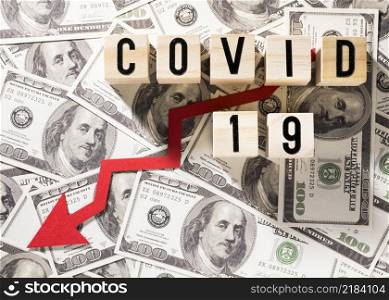 close up covid 19 financial crisis