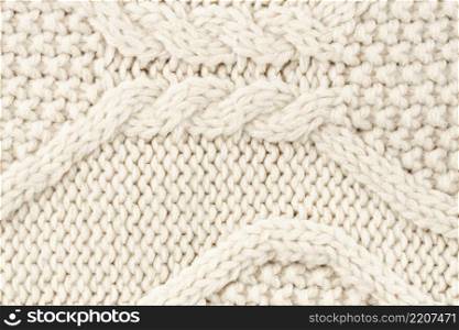 close up cream wool pattern