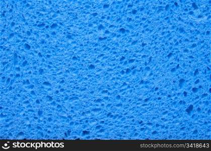 Close up detail of a generic blue sponges texture