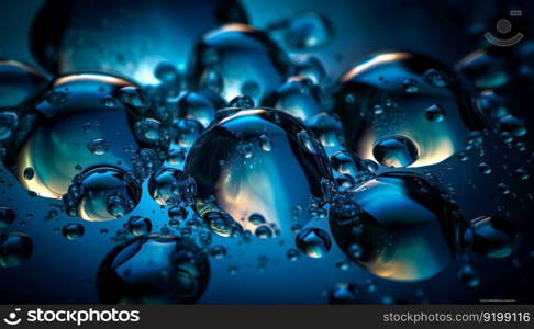 Close up Falling drop of water background. Generative ai illustration. . Close up Falling drop of water background. Generative ai. 