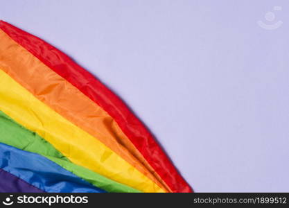 close up gay pride flag rainbow colors. Resolution and high quality beautiful photo. close up gay pride flag rainbow colors. High quality beautiful photo concept