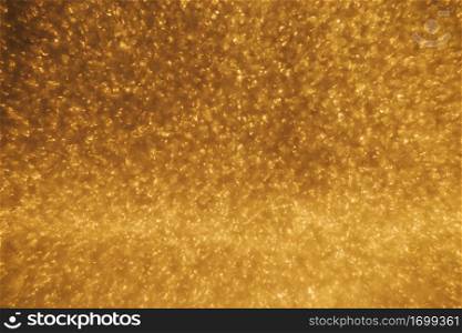 close up golden drops