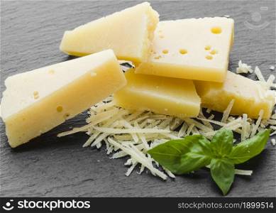 close up grated parmesan. Resolution and high quality beautiful photo. close up grated parmesan. High quality beautiful photo concept