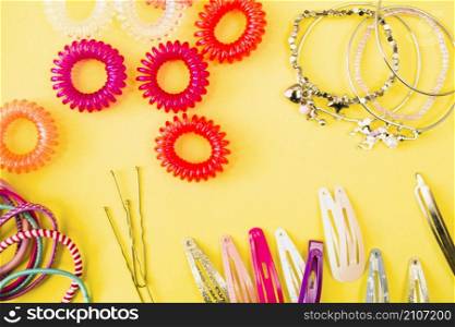 close up hair accessories