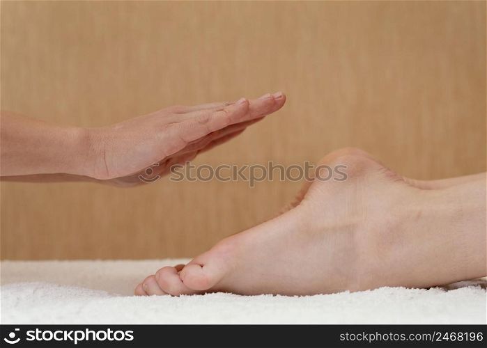 close up hands feet
