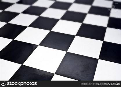 Close up image of chessboard