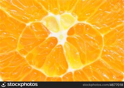 Close-up juicy orange