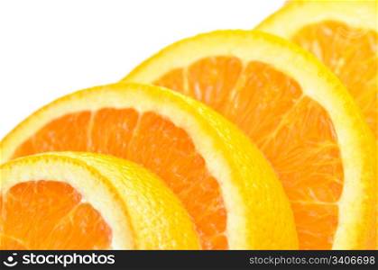 Close-up juicy orange pattern
