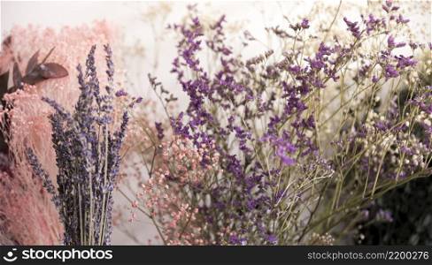 close up lavender flowers