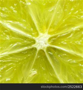 close up lemon slice
