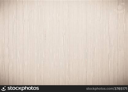 Close up macro of gray grey bamboo mat as striped background texture pattern. Oriental