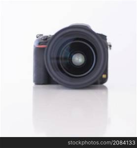 close up modern digital dslr camera