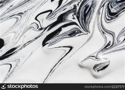 close up monochrome paint swirls 2