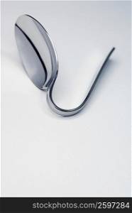 Close-up of a bent spoon