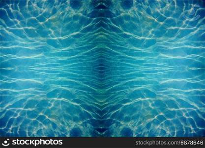 Close up of a blue water surface as a background image.