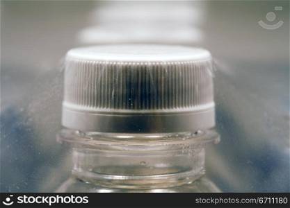Close up of a bottle of water