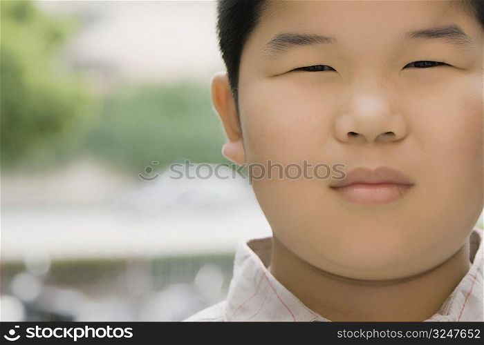 Close-up of a boy&acute;s face