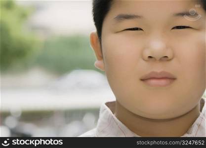 Close-up of a boy&acute;s face