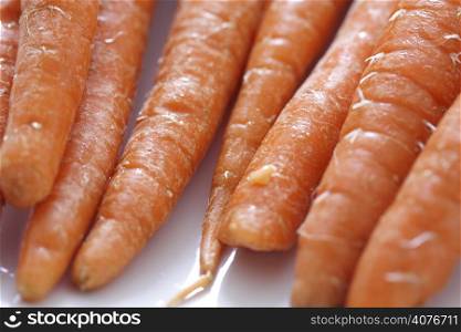 Close-up of a bunch of carrots