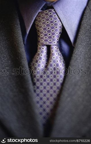 Close-up of a businessman&acute;s shirt and tie