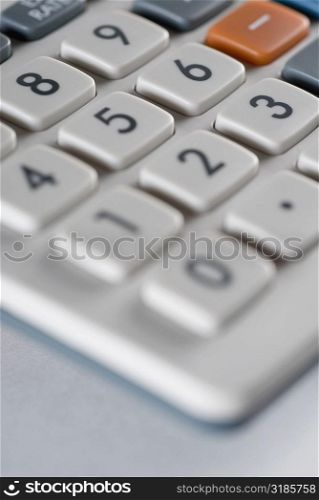 Close-up of a calculator