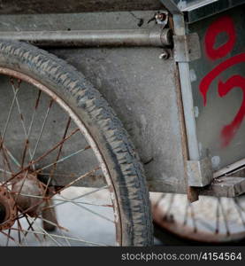 Close-up of a cart, Shanghai, China