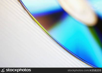 Close-up of a CD