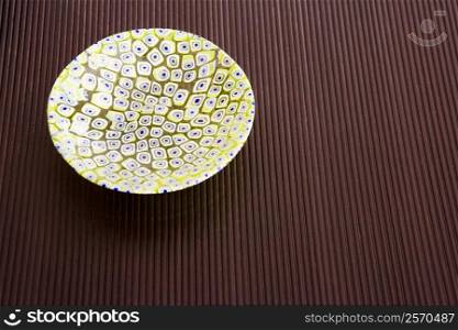 Close-up of a ceramic bowl on a table