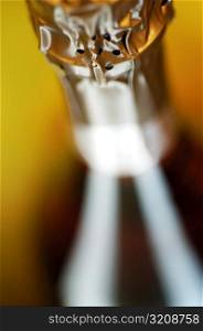 Close-up of a champagne bottle